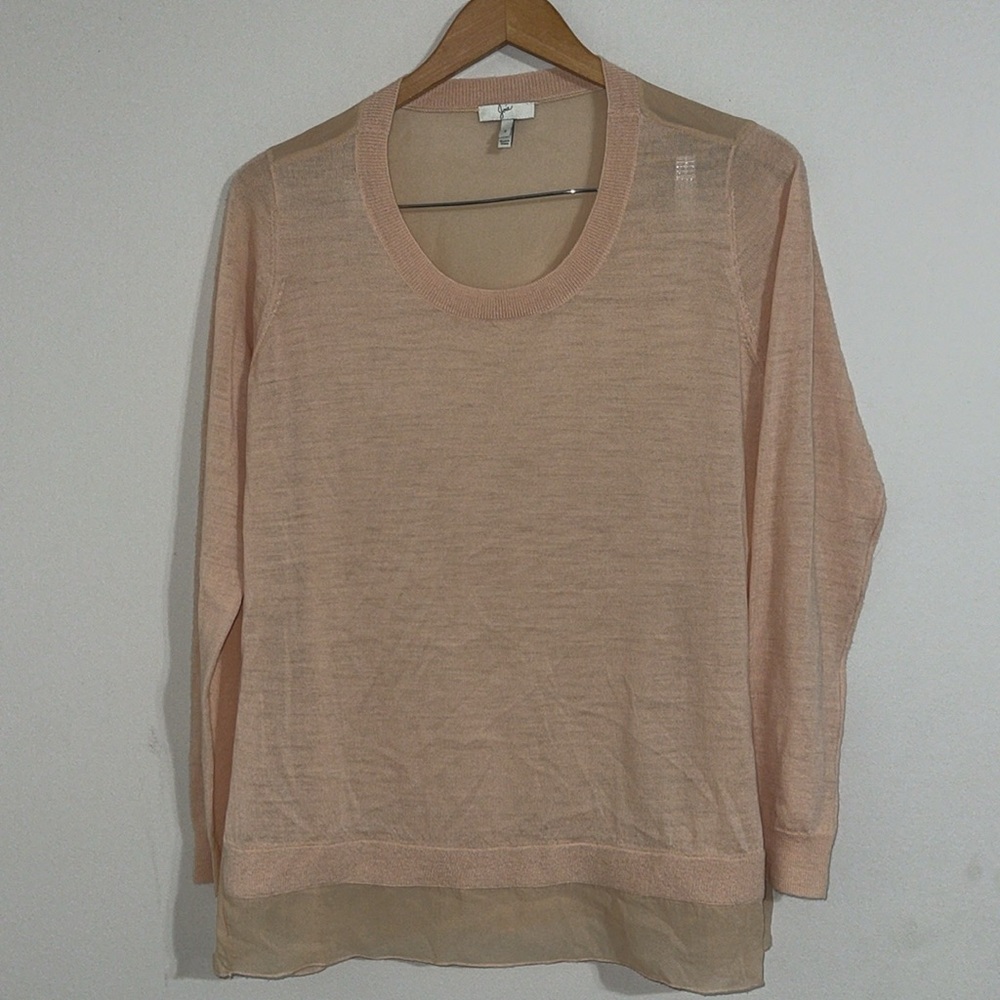 Joie women’s silk wool blend long sleeve lightweight tunic small
